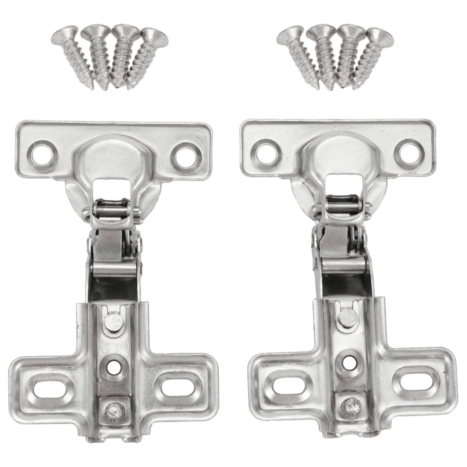 Cabinet Hinges 2Pcs 25mm Small Furniture Hinge Soft Close Hydraulic Damper for Kitchen Cabinet Cupboard Door Hinges Buffering Hardware for Cupboard Furniture(Type 2)
