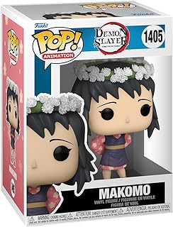 مجسم دمية من فانكو بوب! انيمي: ديمون سلاير - ماكومو فستان رأس زهور فينيل متعدد الألوان