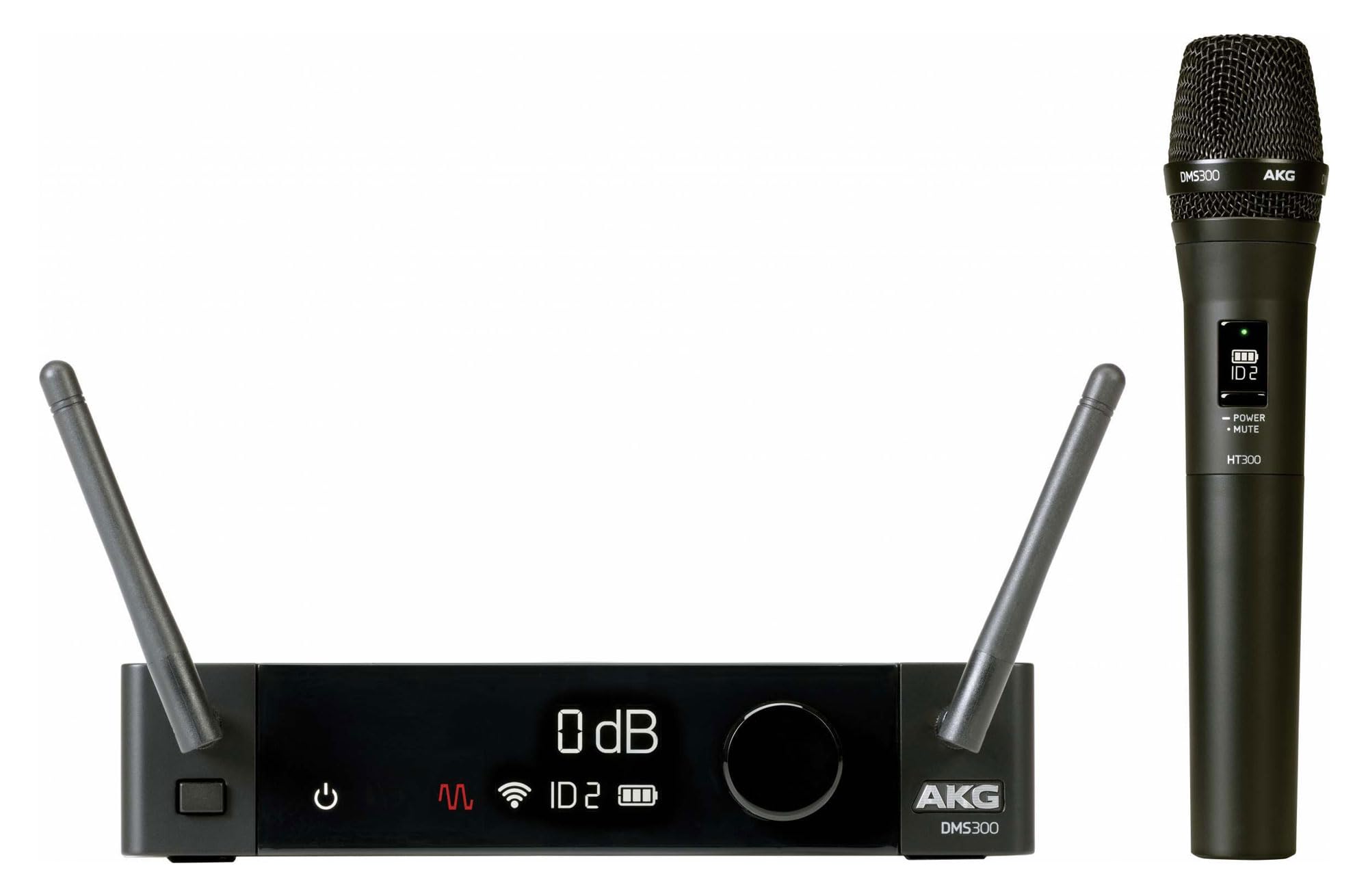 AKG DMS300 Digitales drahtloses 2,4-GHZ-Mikrofonsystem mit acht Kanälen
