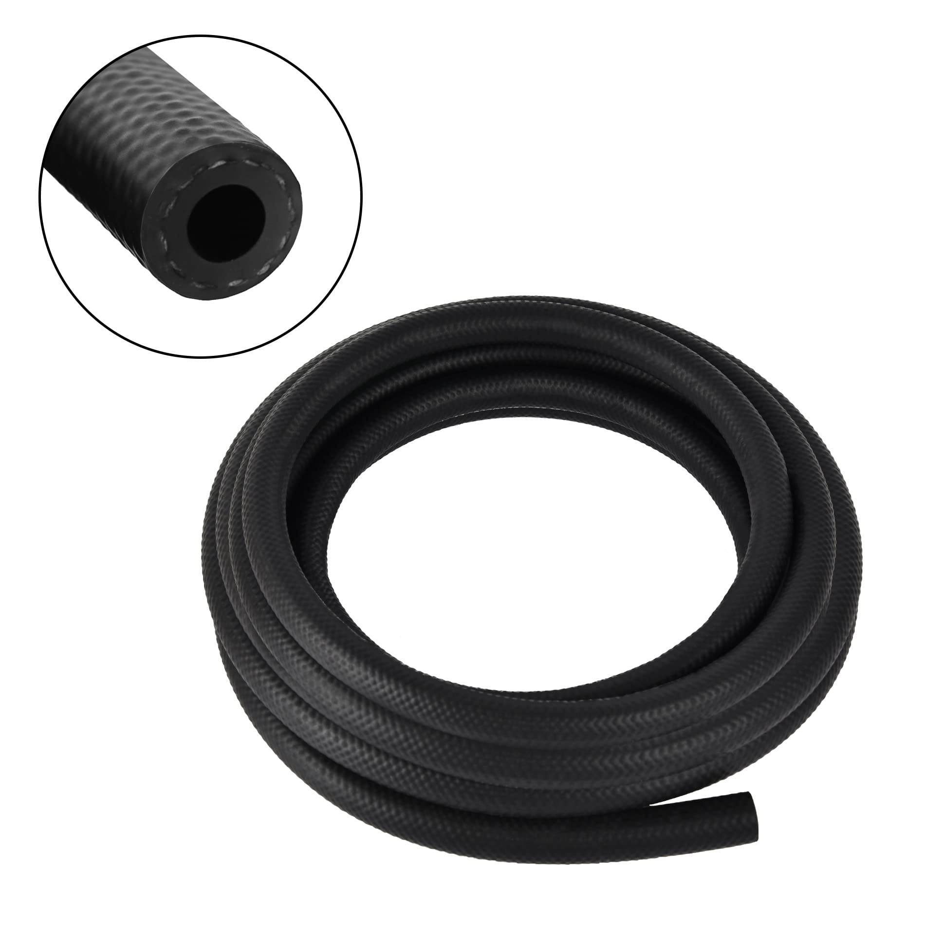 Photo 1 of EVIL ENERGY Fuel Line Hose 1/4 Push Lock Fuel Hose Rubber NBR SAE 30R7 10FT 200PSI 1/4 Inch 10FT