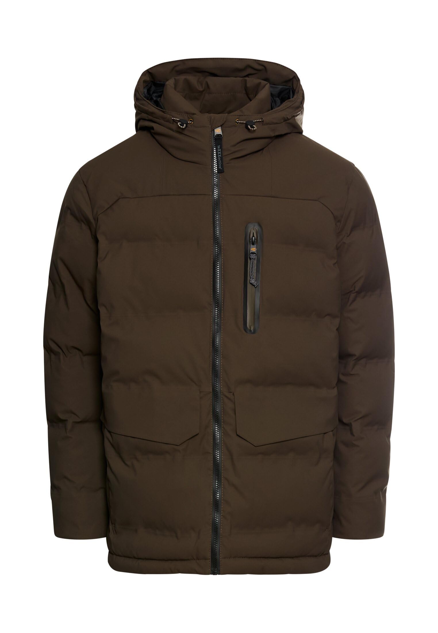 camel active Funktionsjacke mit verstellbarem Saum und Kapuze