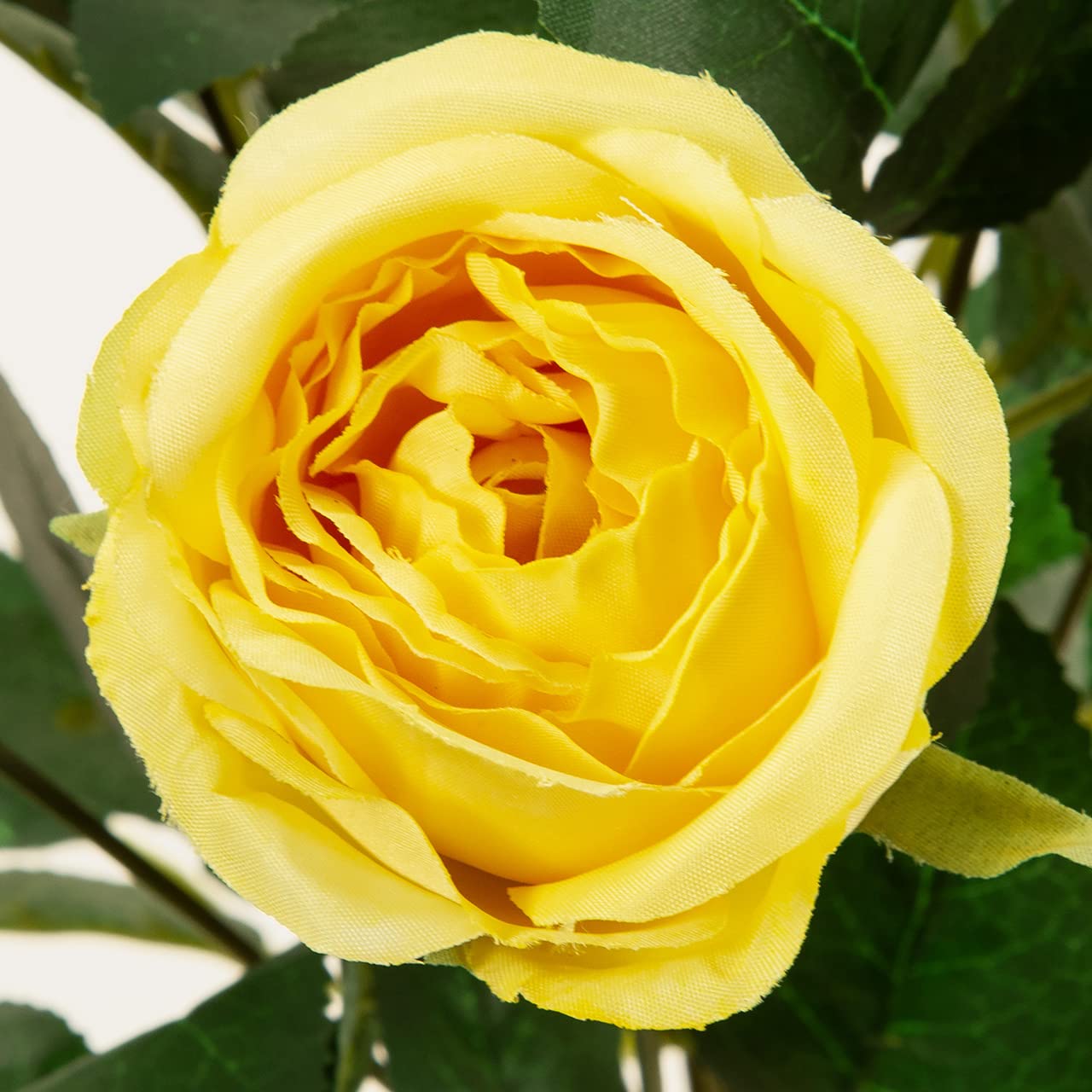 Amazon｜東京堂 造花 MAGIQ ルシアローズブッシュ イエロー 花径