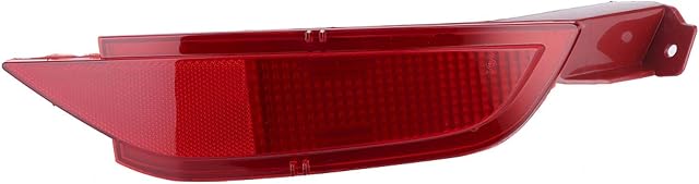 Fog Lamp Cover Reflector,Right Rear Bumper Light Fog Lamp Reflector Fit for FIESTA MK7 2008  2016(No light on the right)