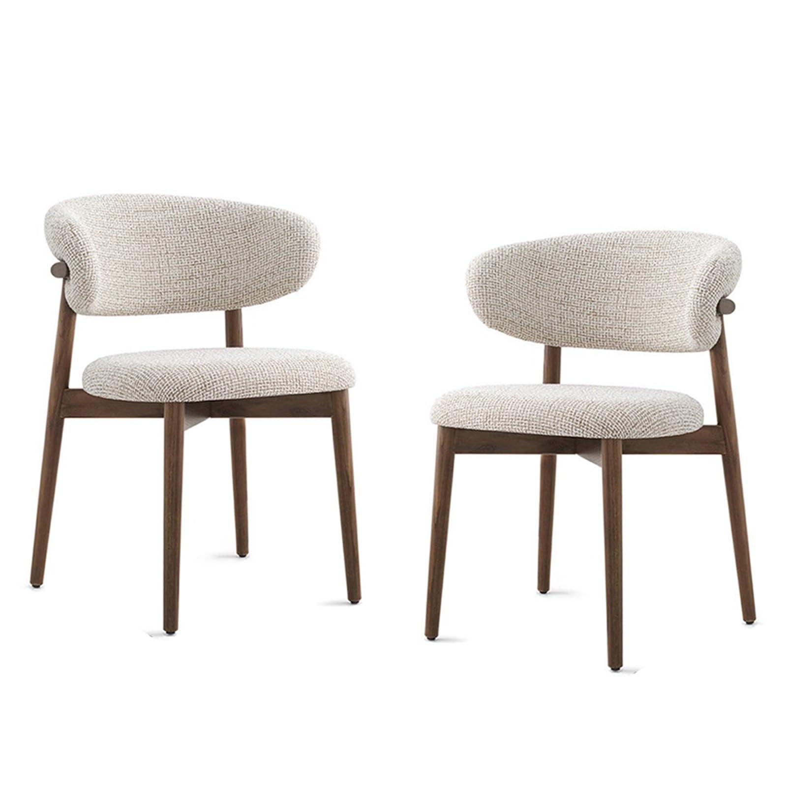 Juego De 2/4/6 Sillas De Comedor Modernas De Madera con Respaldo para Cocina, Sala De Estar, Dormitorio Y Restaurante 2 Pcs