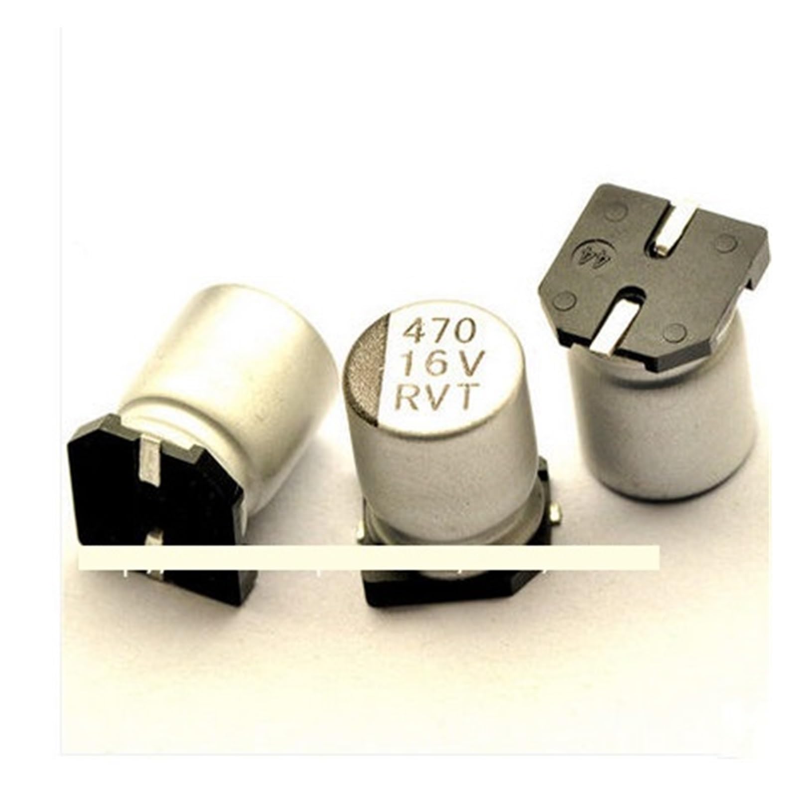 AARTERZZA 200PCS 16V470UF SMD Chip Aluminum Electrolytic Capacitor 470UF 16V 8x10.4mm
