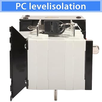 100A 110V 4P Dual Power Automatic Transfer Switch Load Isolation | ATS Generator Changeover Electronic Power Circuit Breaker Controller Mechanical Interlock 4 Functions 50/60Hz