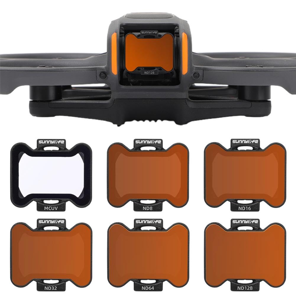 Set De Filtres ND Pour Drone O4 Air Unit Pro | ND8 ND16 ND32 ND64 En Verre Optique Multicouche - Améliore La Qualité Vidéo, Réduit La Lumière