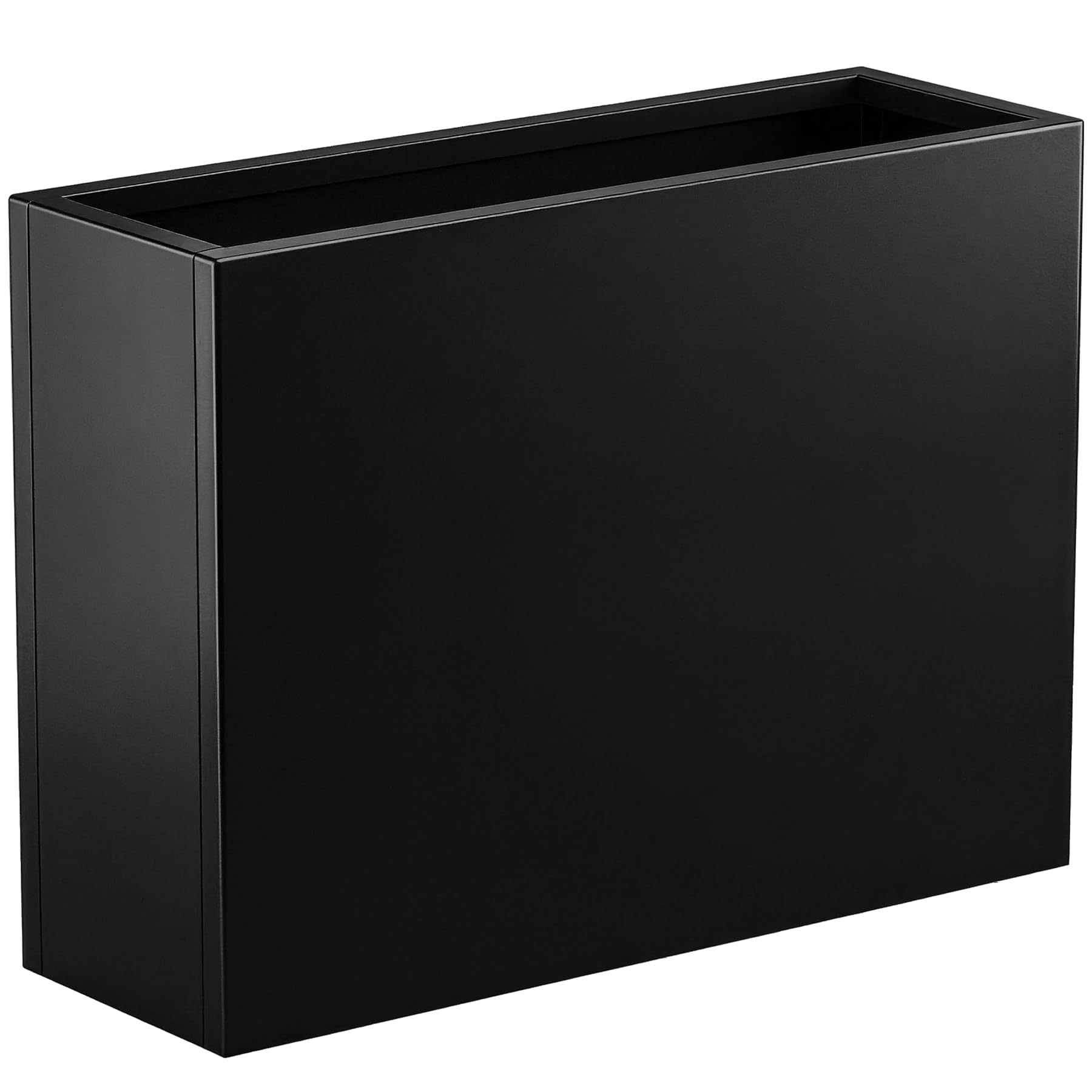 Toriexon large metal planter box black 36 inch