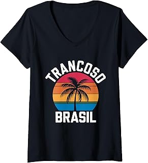 Womens Brazil Trancoso V-Neck T-Shirt