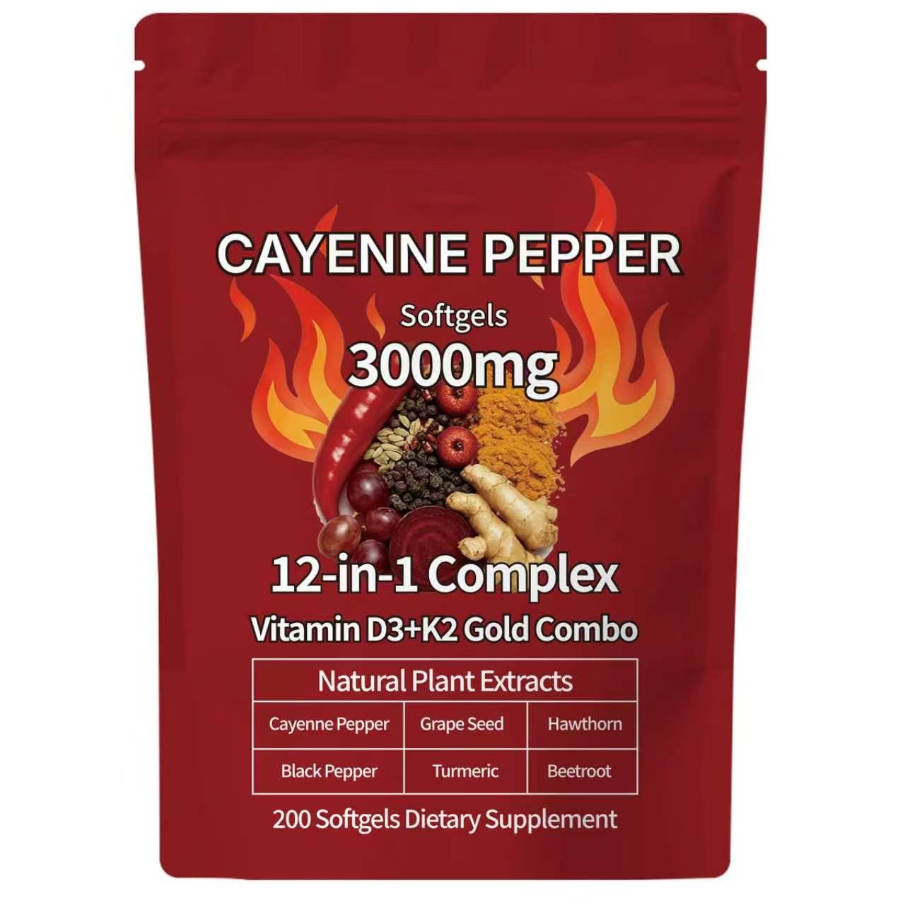 Cayenne Pepper Softgels Supplement