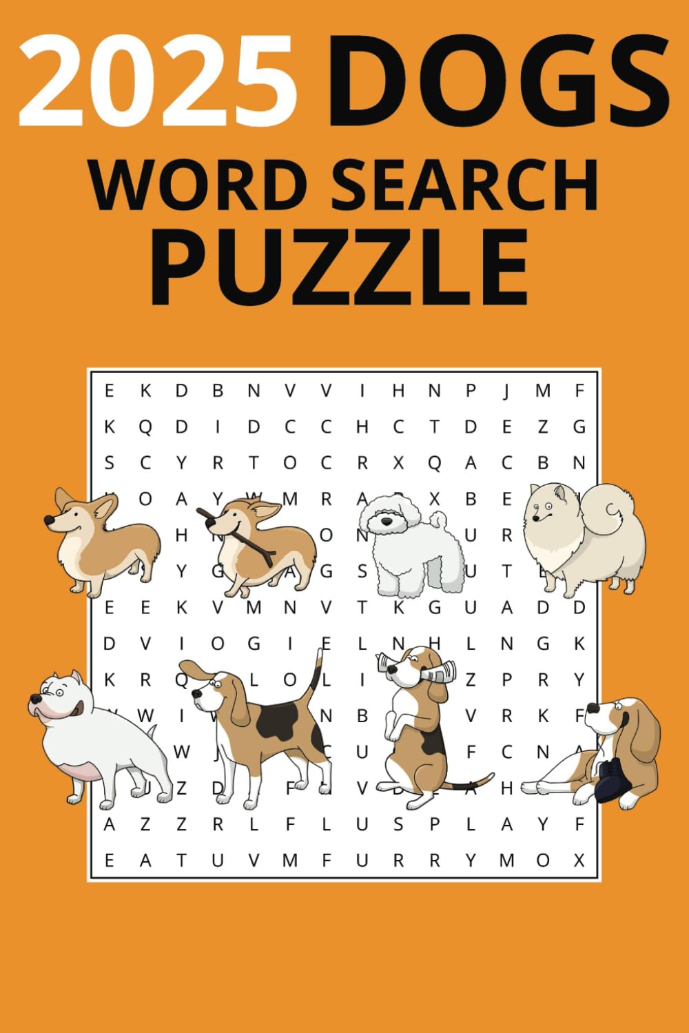 2025 Dogs Word Search Puzzle: For dog lovers and crossword enthusiasts alike