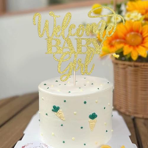 Miniatura 7 de Kaoenla Decoración para tartas de bienvenida para bebé baby shower baby shower baby shower recién nacido espectáculo de género para niña decoración