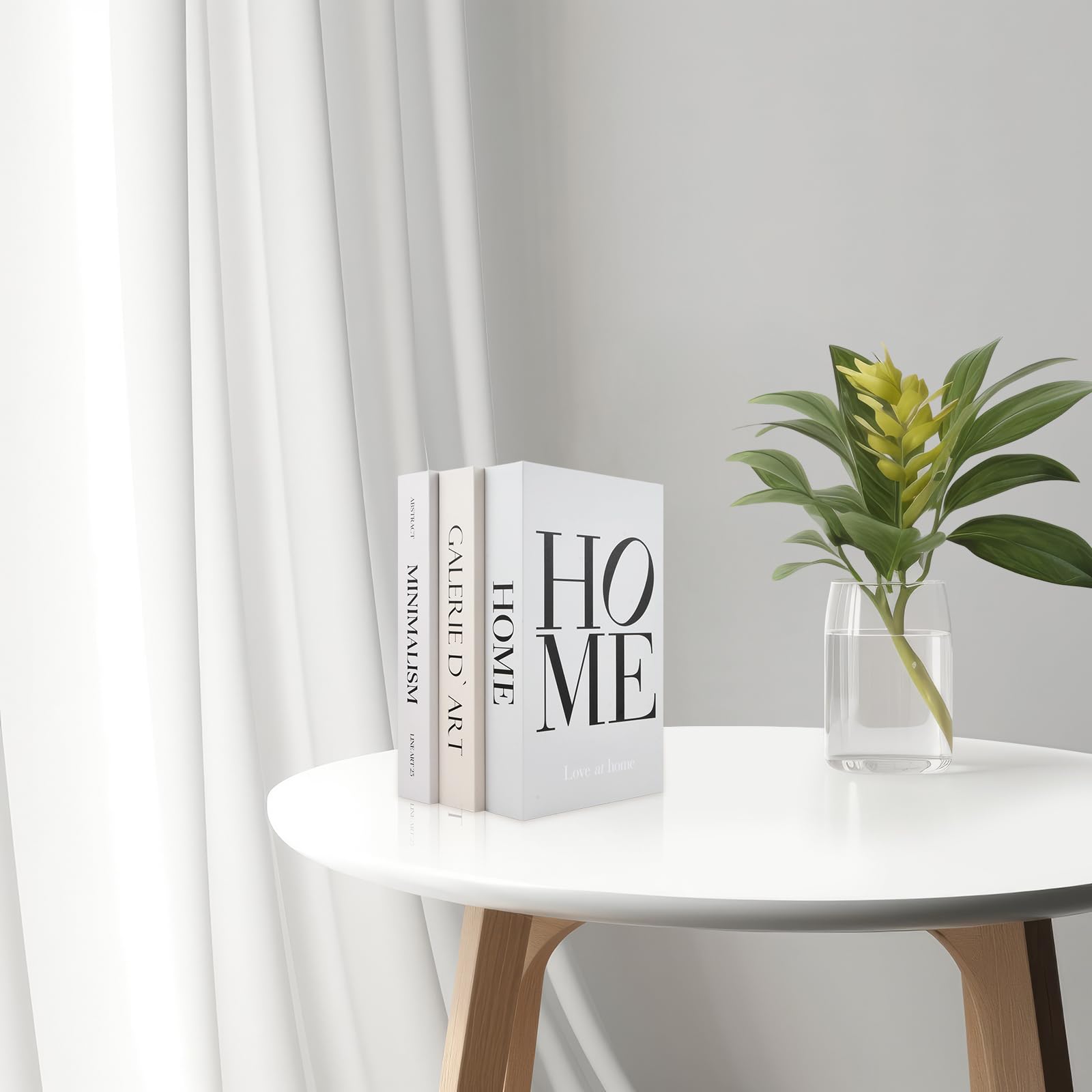 3 Pezzi Libri Decorativi Arredamento, Libri Finti Decorativi Design Moderno, Finto Libro Scatola Portaoggetti con Chiusura Magnetica, Set Impilabile per Uffici, Soggiorni e Librerie