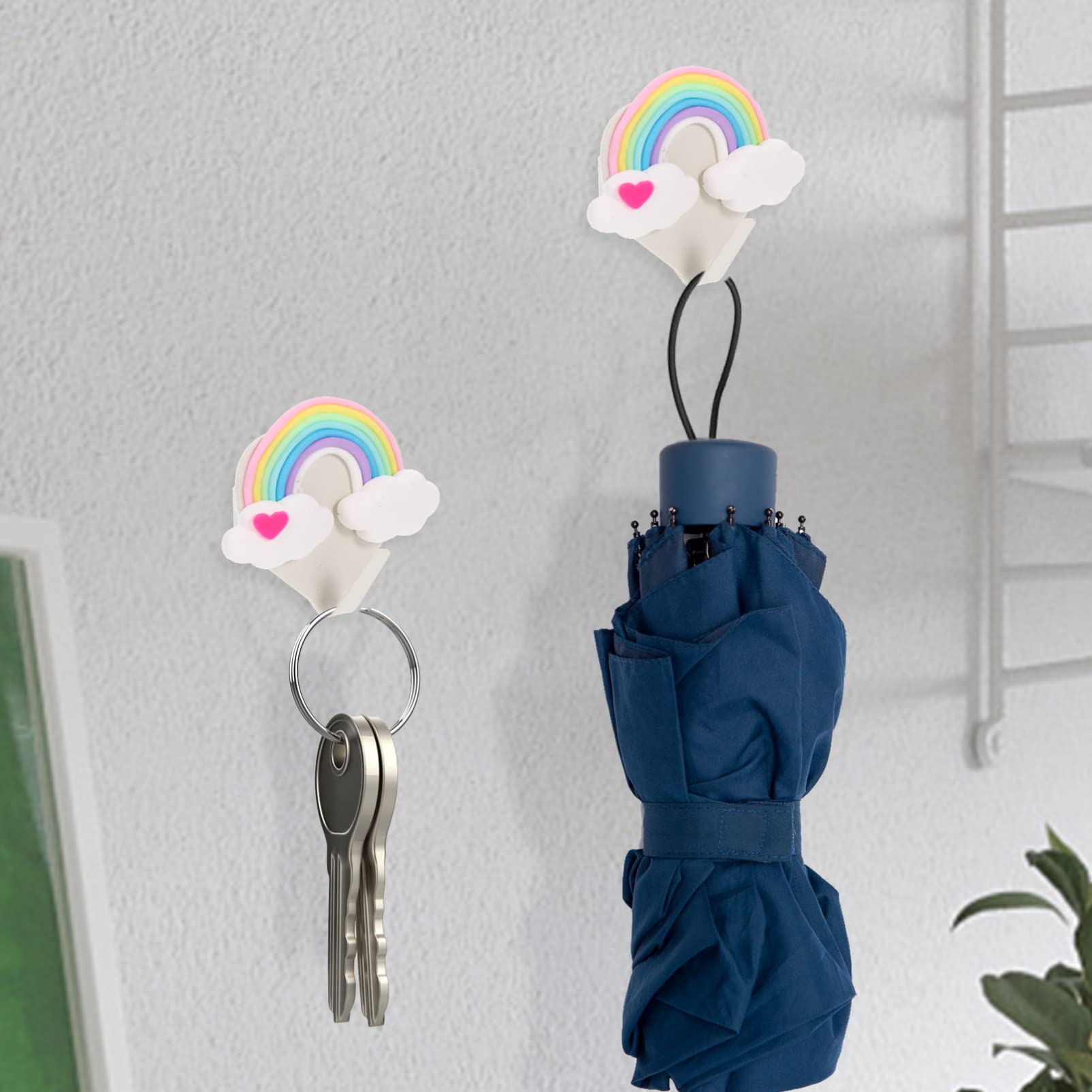Coat Pegs Rainbow Coat Hook Childrens Wooden RAINBOW UNICORN