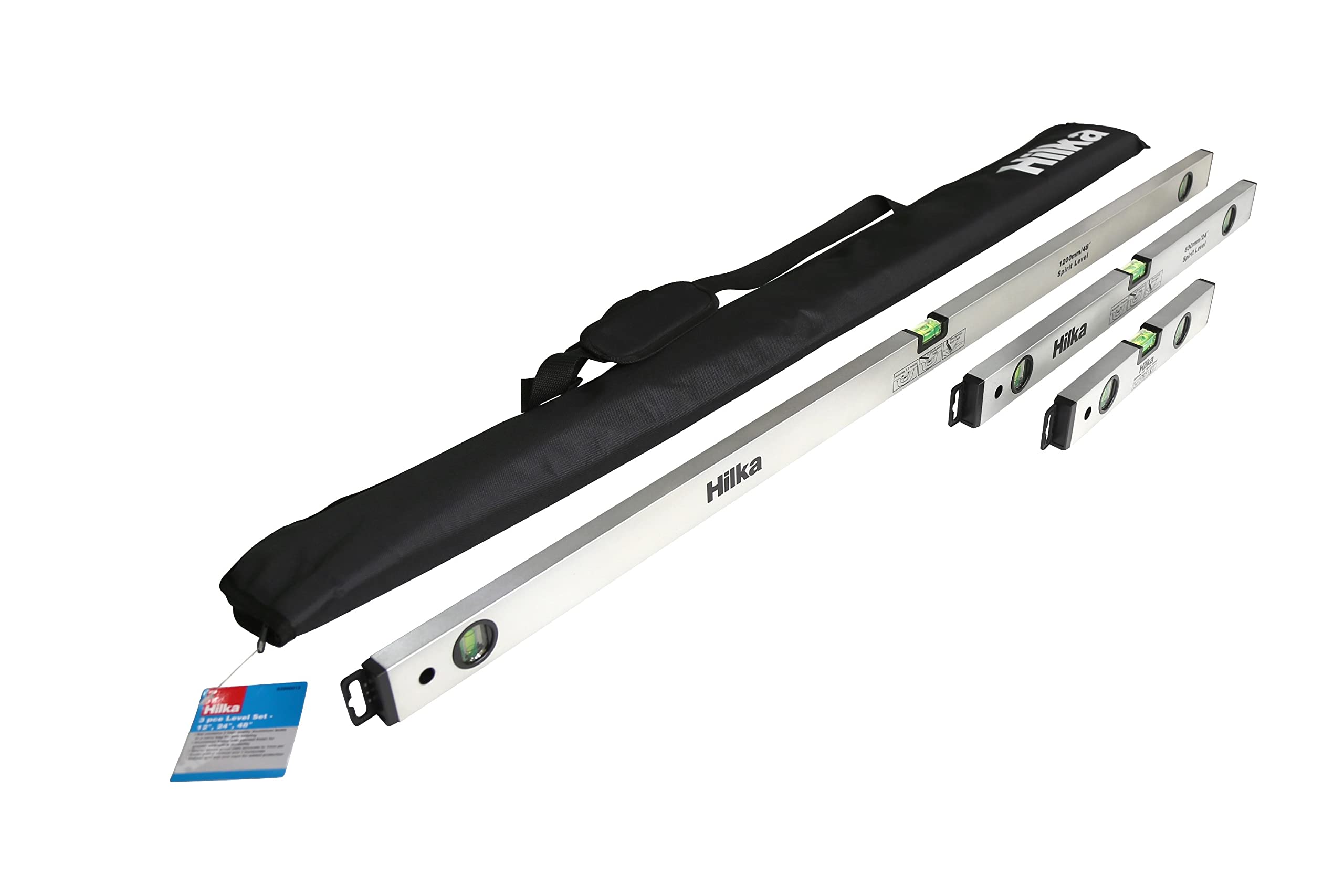 Hilka Silver 63990013 3 Pce Level Set - 12", 24", 48"