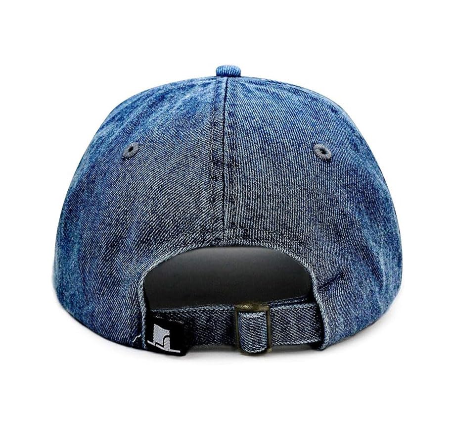 Image of Cotton Baseball Cap Dad Hat - Washed Low Profile Adjustable Hat for Men Women Casual Outdoor Running Golf