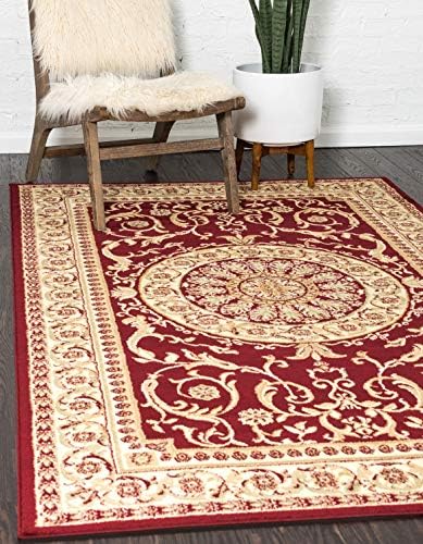 Unique Loom Versailles Collection Traditional Classic Medallion F...