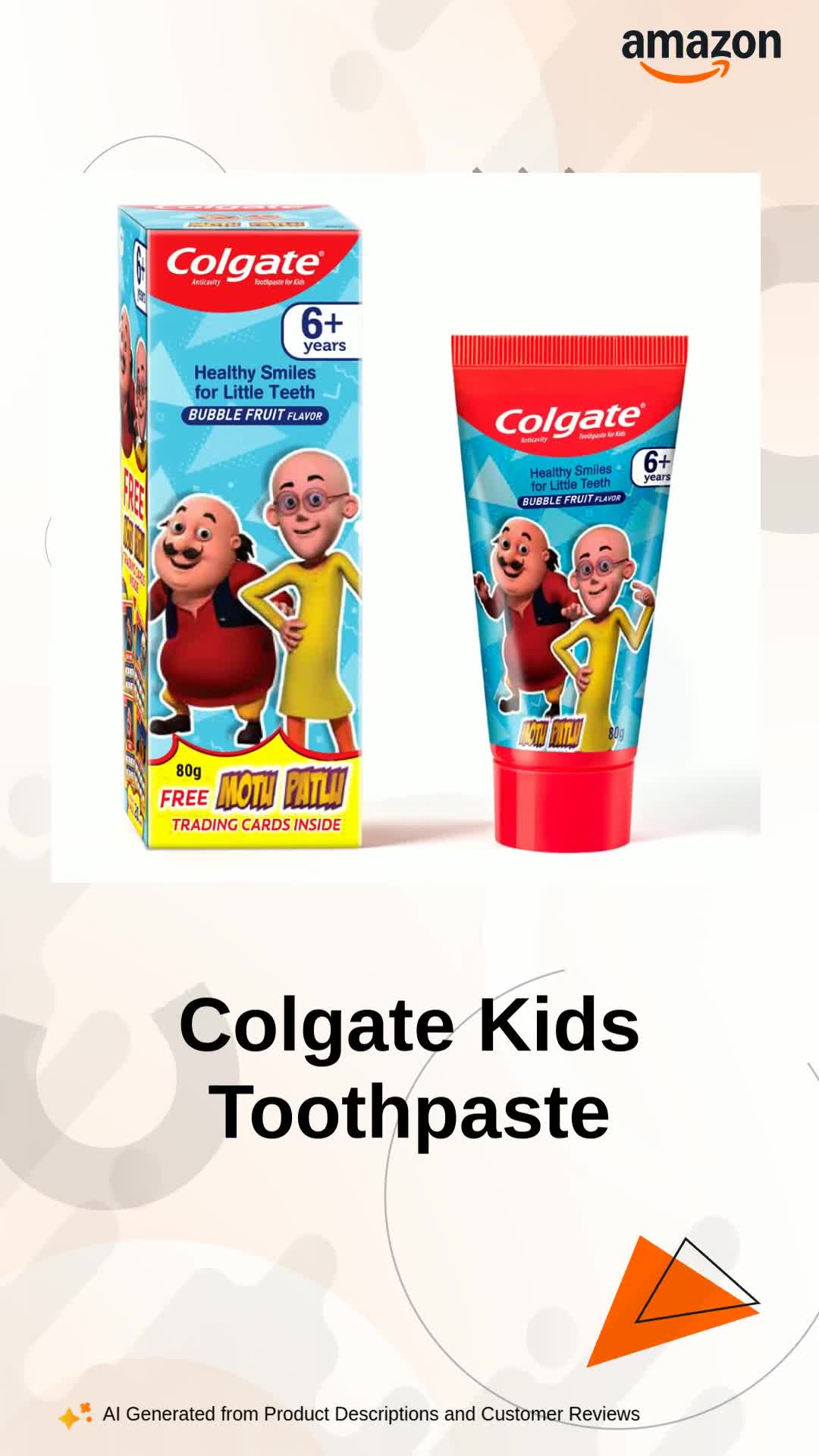 Colgate Watch Watch Colgate Kids Toothpaste on Amazon Live