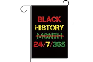 Double-Sided Black History Month Garden Flag for Afro American Country Celebrations