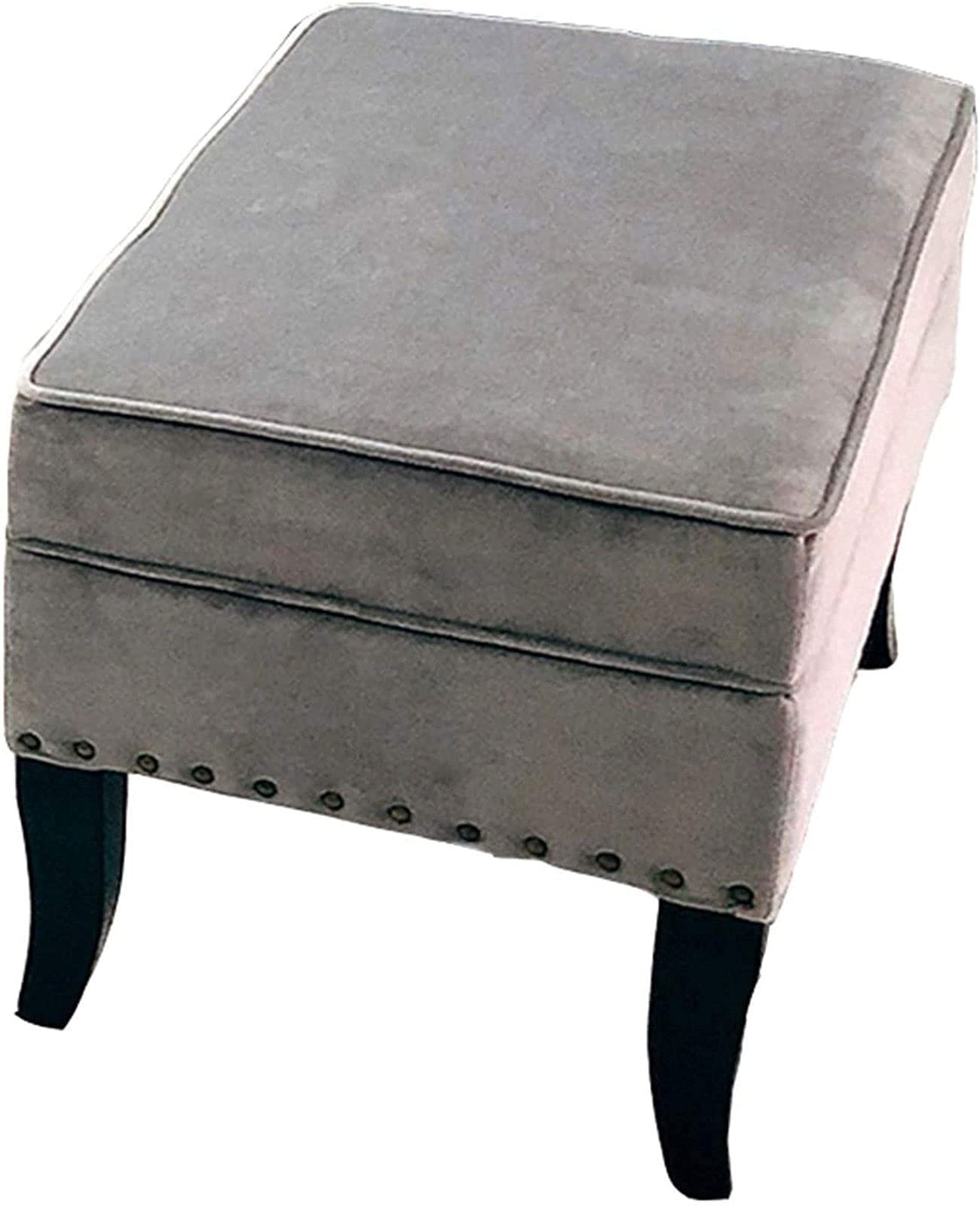 Banco de almacenamiento de arpillera 60x40x42 cm blanco grisáceo 1