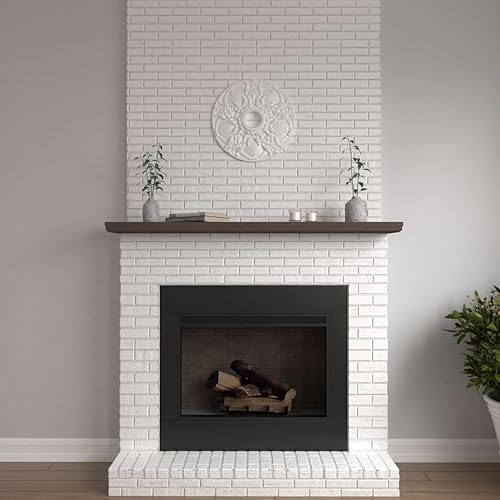 Miniatura 6 de Ekena Millwork CM18NO Medallón de techo Norwich, 18 "OD x 3 12" ID x 1 38 "P, fábrica imprimado