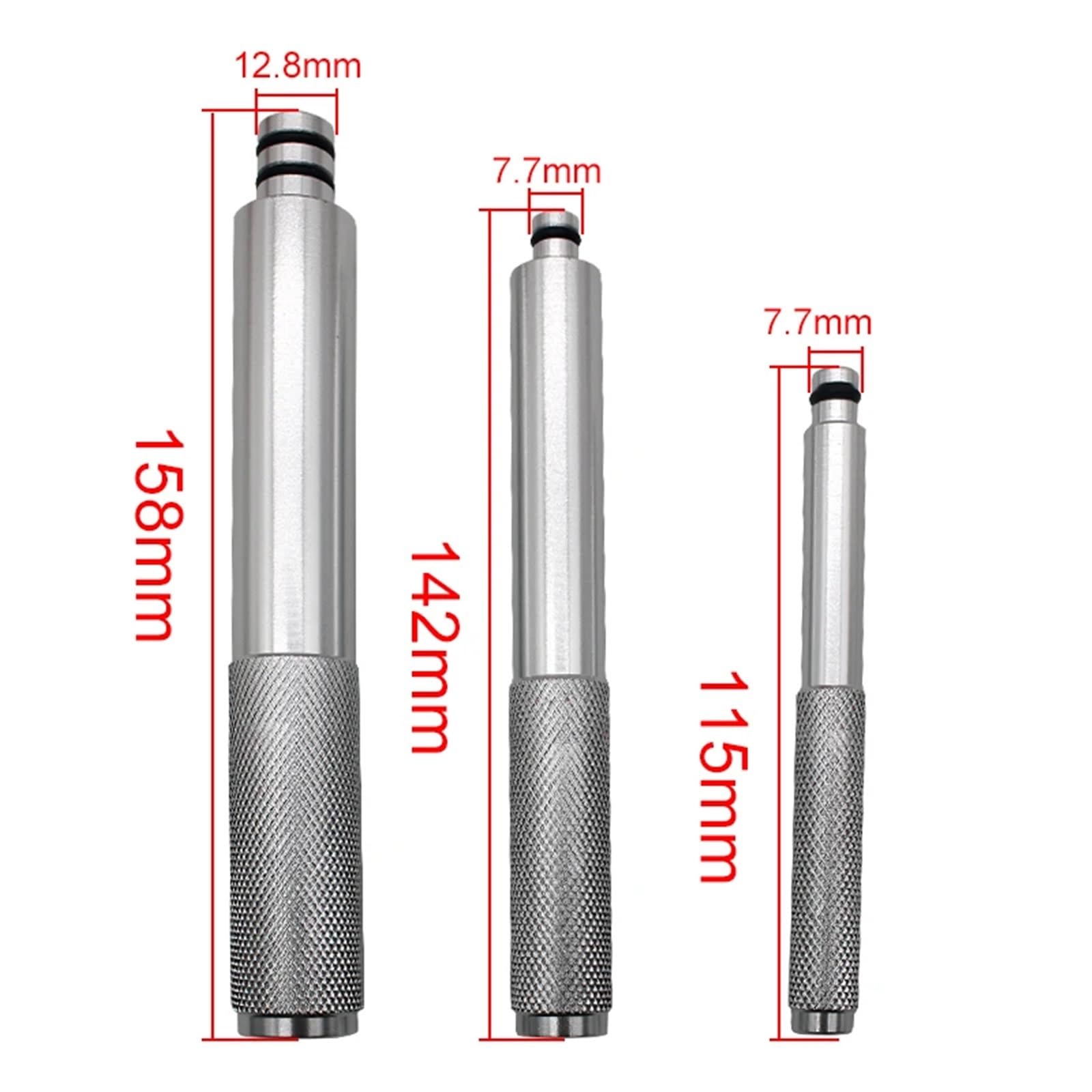 17-teiliges Aluminium-Radlager-Rennrad- und Dichtungsbuchsen-Treiber-Set, Garagen-Werkzeugsatz mit Koffer Spreiz Einsatz Set Radlagerwerkzeuge