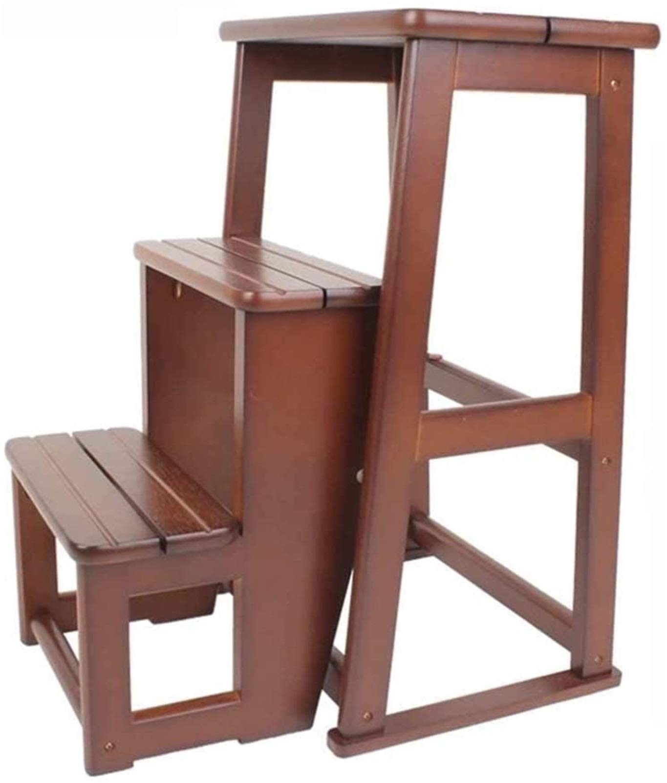 Tabouret échellette stable en bois pour atteindre les hauteurs en toute sécurité