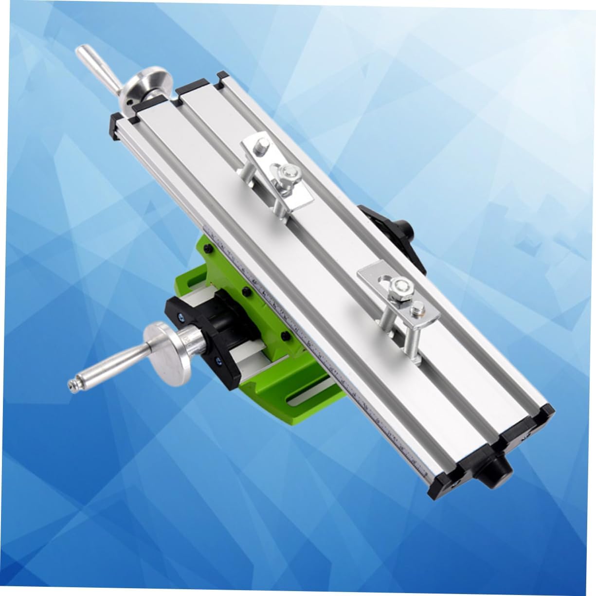 Mikikit Hand Drill Bracket for Cross Slide Mini Drill Stand Bench Mount Sturdy Cast Base for Stable Operation