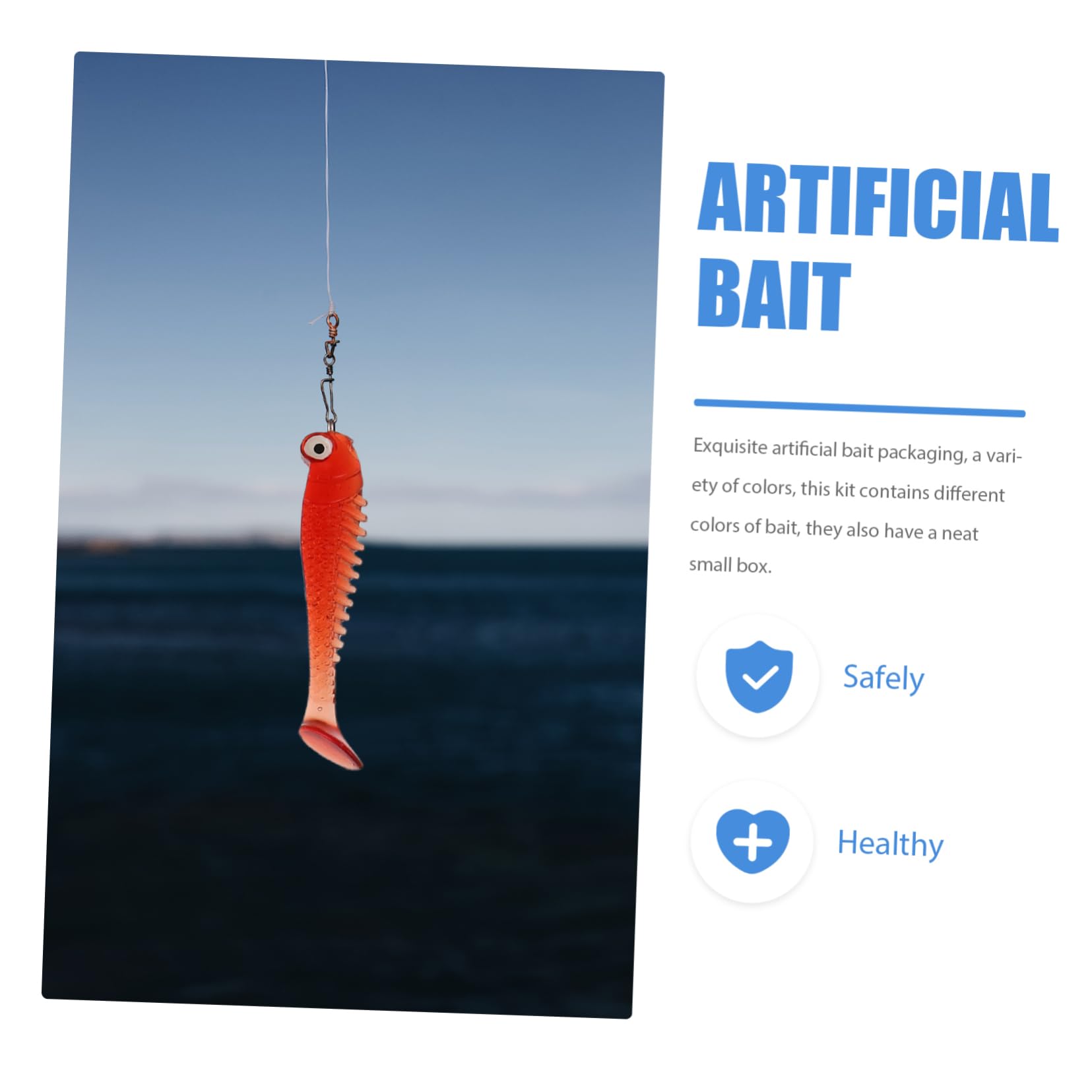 UKCOCO Faux Appât Leurres À Truite Mini Appâts De Simulation Poisson Leurres De Pêche Souples Leurres De Pêche Artificiels Accessoires De Pêche Au Brochet PVC