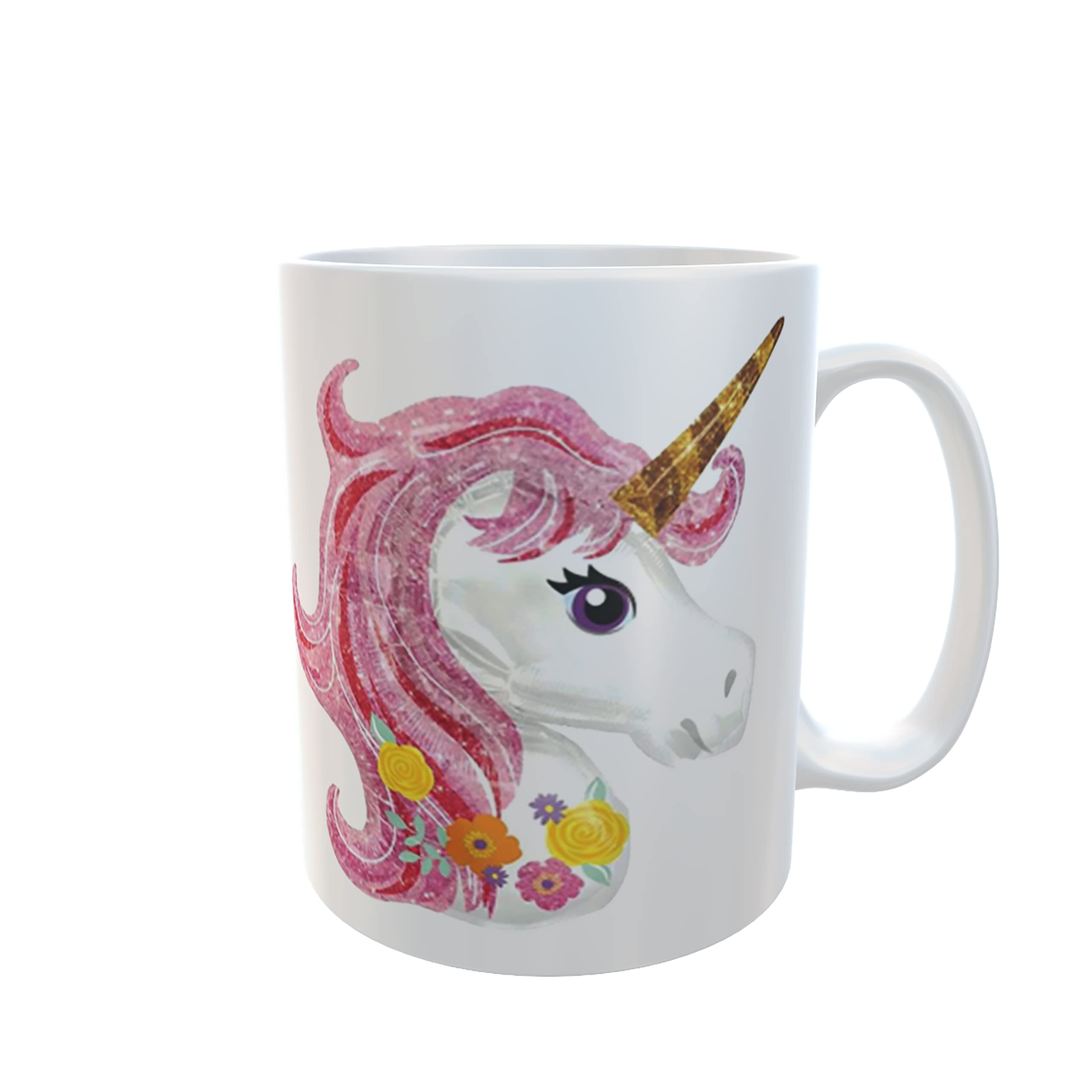 Cartoon Ceramic Coffee Tea Cup Mug, Happy Birthday. Printed Cups, Gifts for Kids, Boys Girls Friends (1 Piece White 325 Ml)