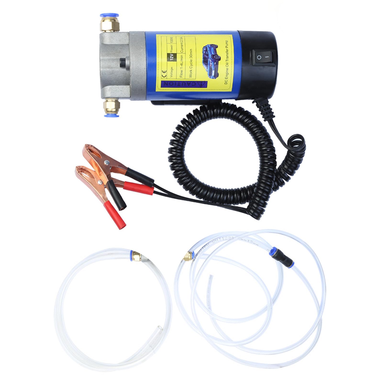 Bomba Extractora de Aceite Eficiente Portátil 12 V 100 W Motor de Cobre para Bomba Aceite Automotriz con Cable Alimentación Extensible, para Coches, Motocicletas, Vehículos Recreativos,