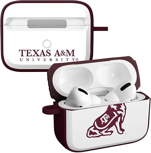 AFFINITY BANDS Texas A&M Aggies HDX - Funda compatible con Apple AirPods Pro 1 y 2 (Classic Maroon)