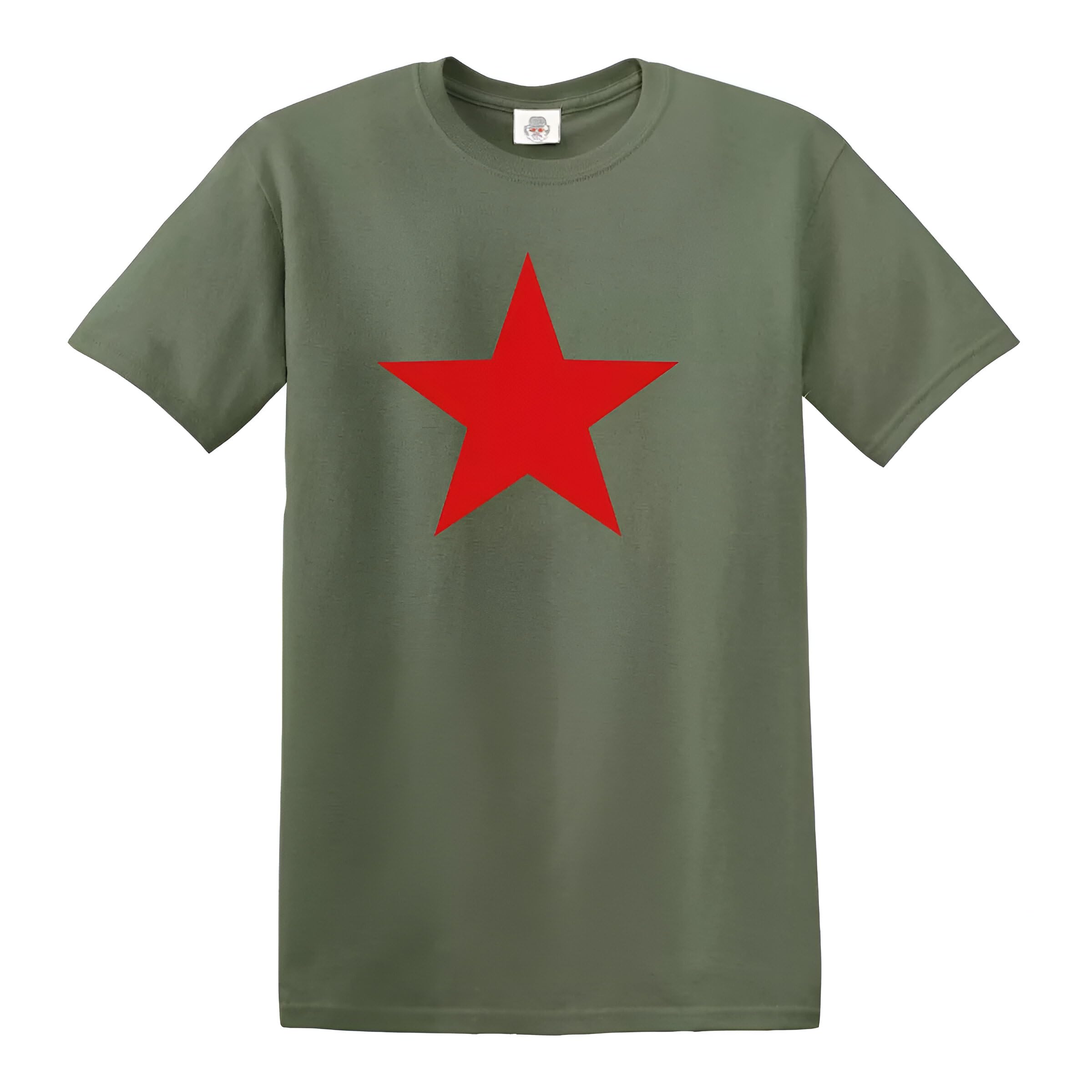 Darkwear RED Star Soviet Union T-Shirt Che Guerra Communist USSR CCCP Revolution Tshirt (4XL)