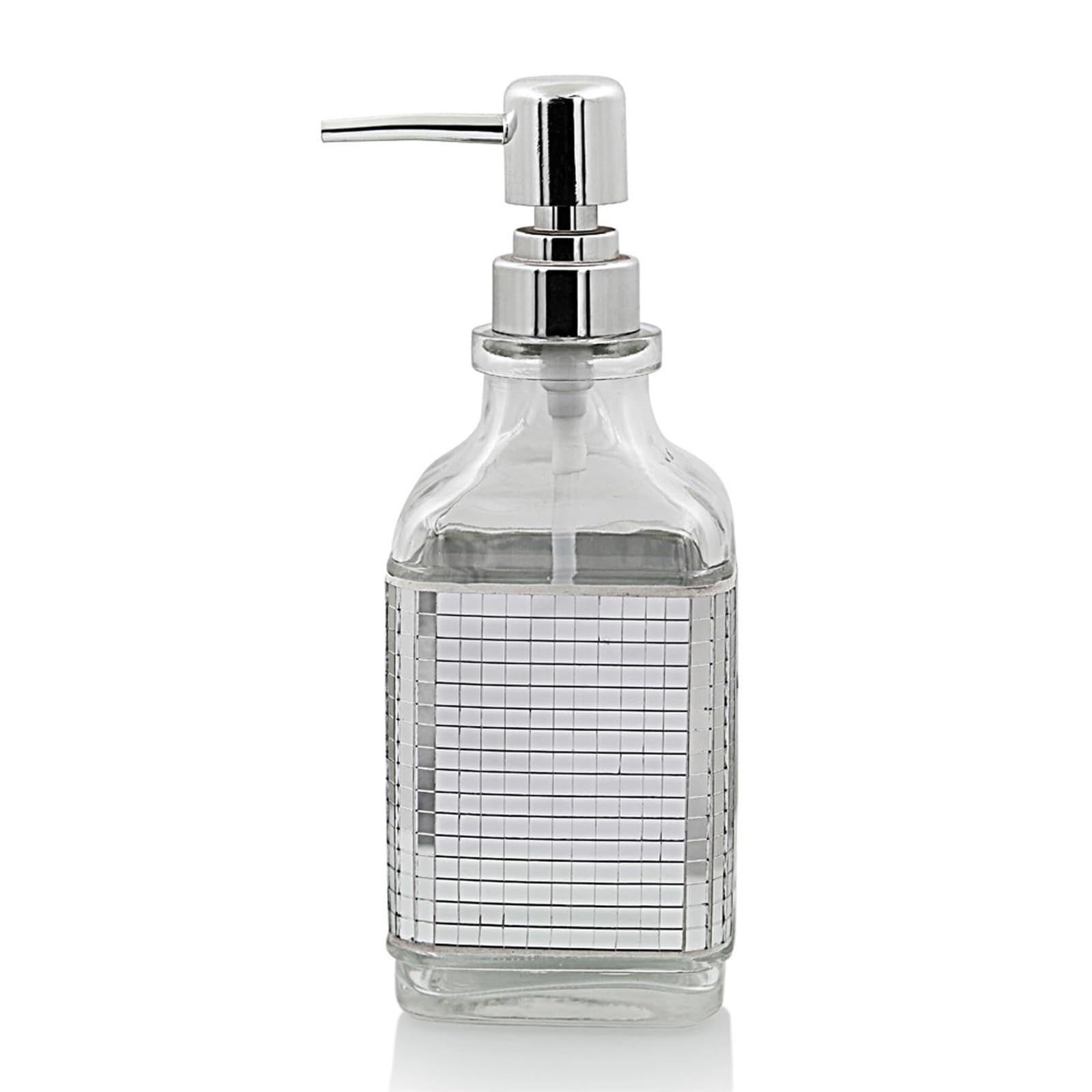 Empty Barthroom and Dish Glass Lotion Dispenser For Bathroom & Kitchen Decor for Counter(I)