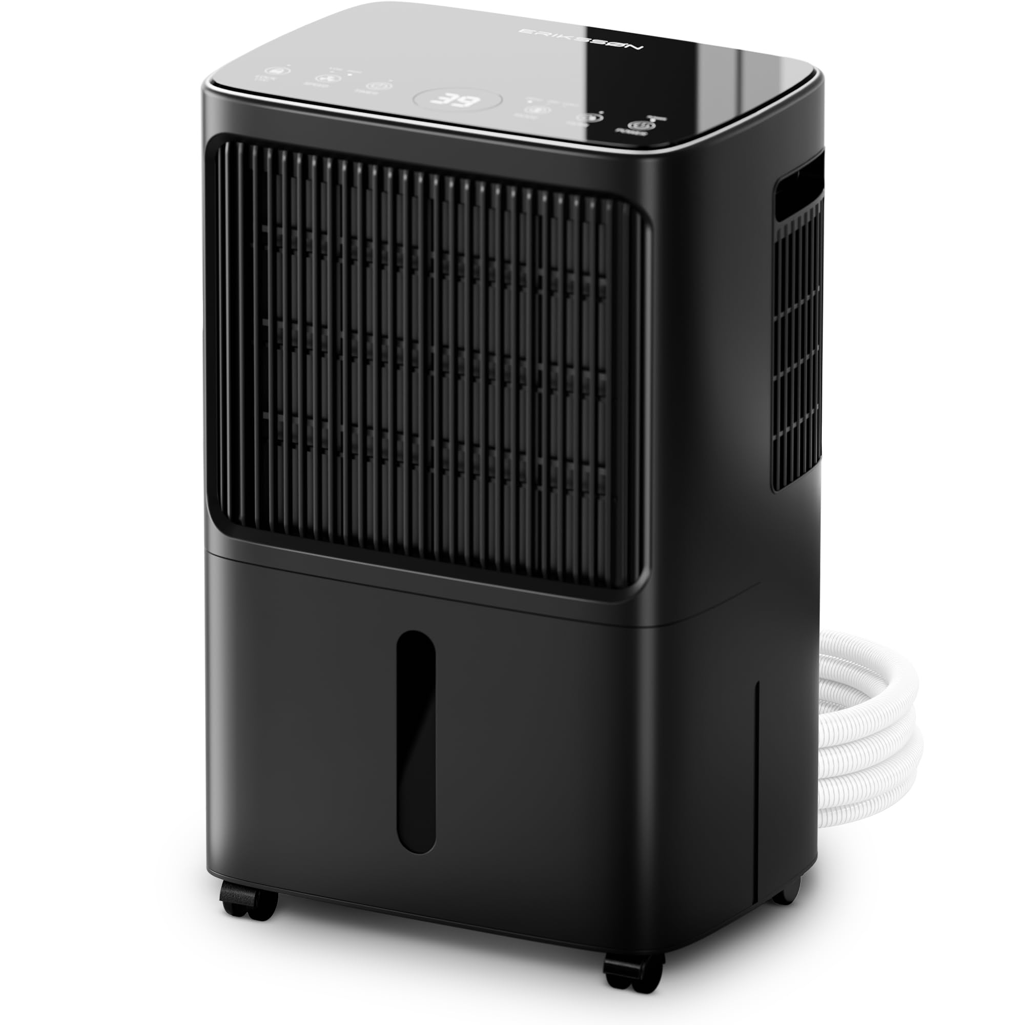 Deshumidificateur d'air Erikssøn - Maison Écran LED & Absorbeur Électrique 16 L/24 H - Idéal pour la Maison