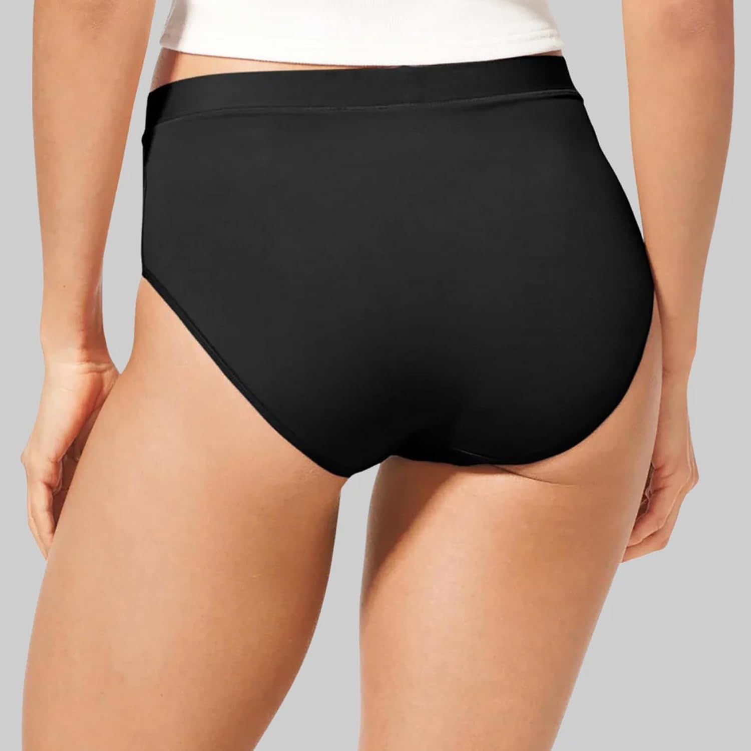 Tommy John Women's Second Skin High Rise Briefs – Soft, Stretchy, Breathable, Full Coverage High-Waisted Underwear - Image 3