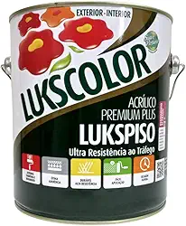 Tinta Piso Lukscolor Lukspiso Premium Plus Branco 3,6l
