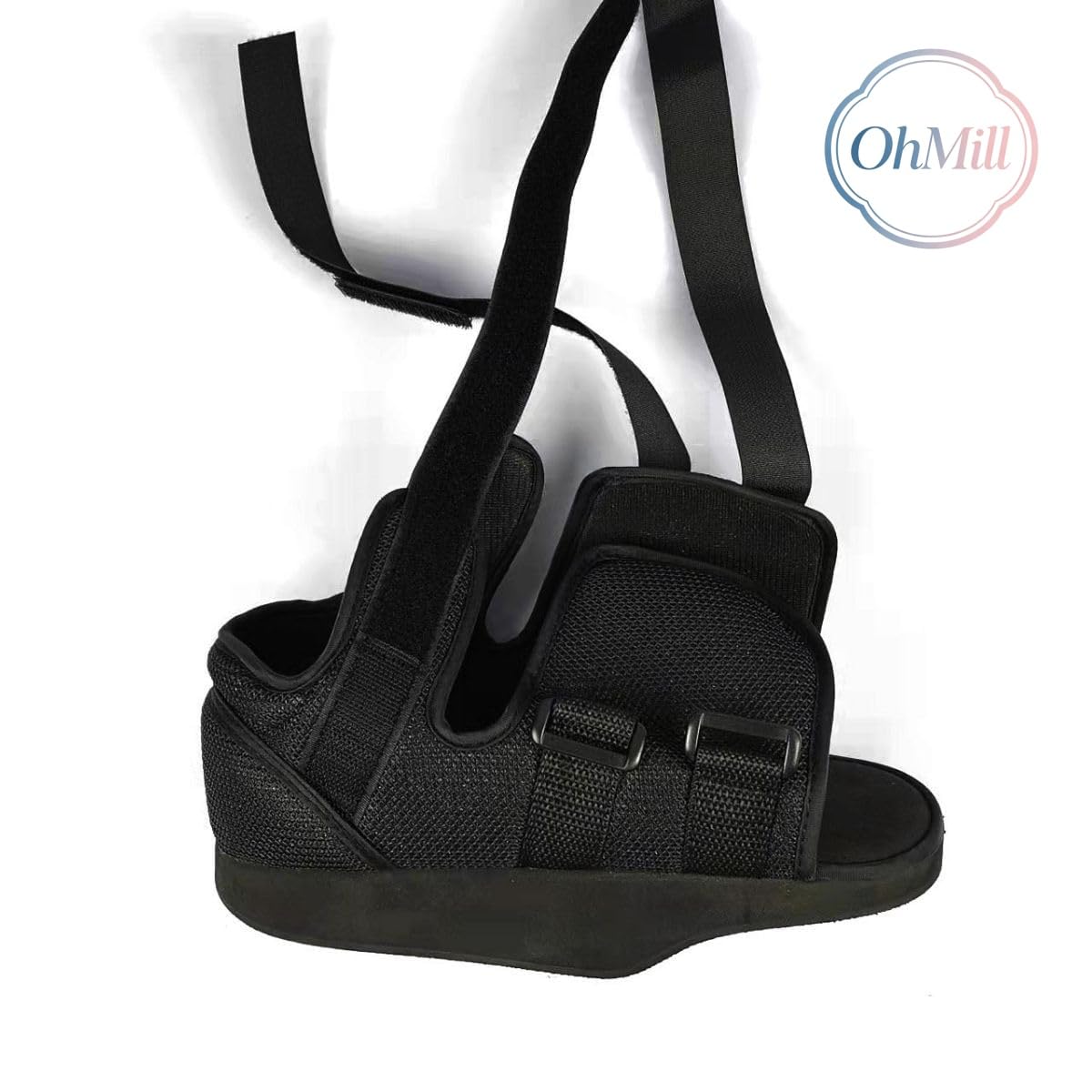 Chaussure de Fracture Déchargement à l'Avant-Pied Chaussure de Hallux Vagus Post-opératoire Chaussures Orthopédique Réglable pour Fracture Métatarsienne Orteils Cassés Pied Gauche et Droit Universel