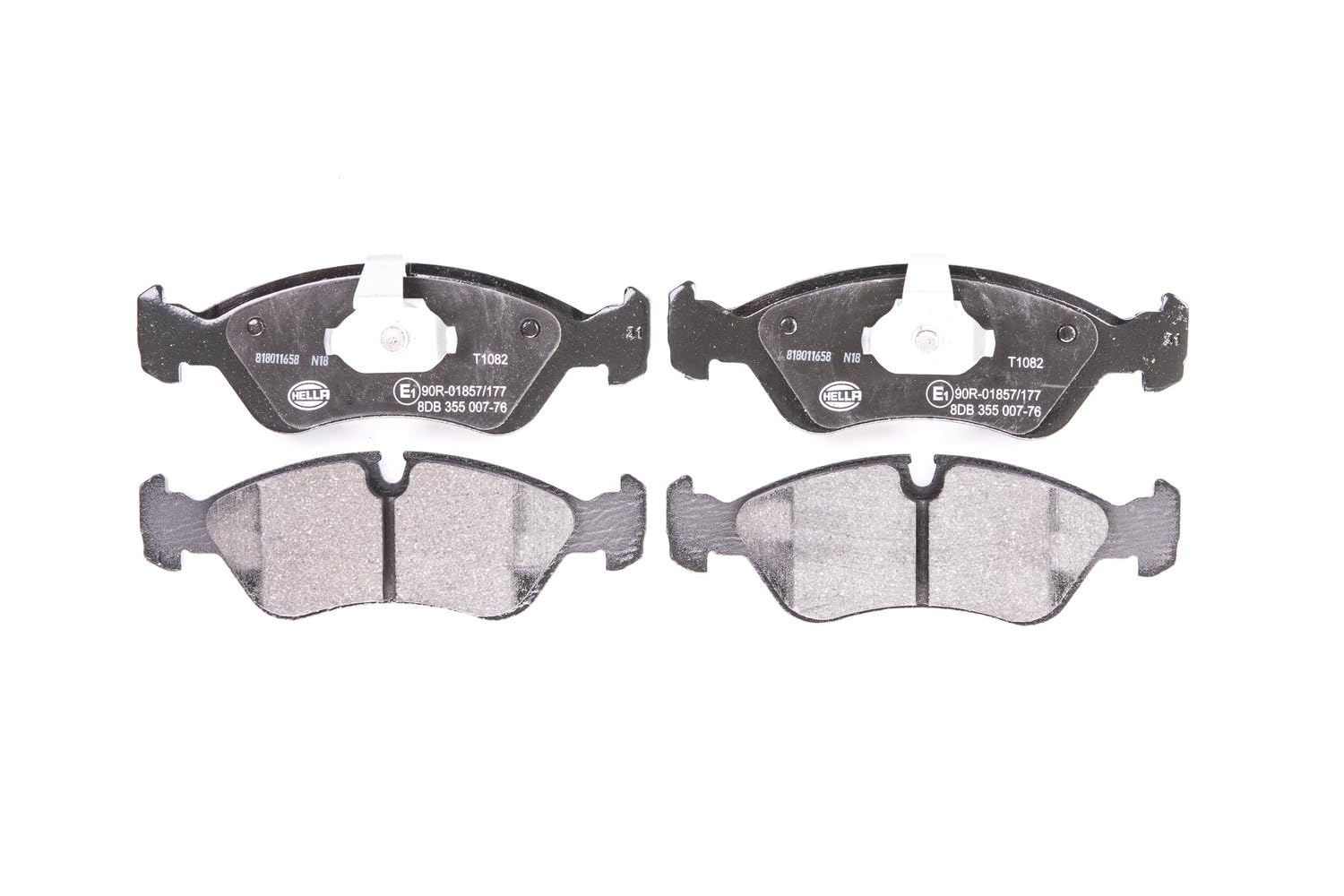 Kit de plaquettes de frein HELLA avec préparation indicateur usure T1082 - 4