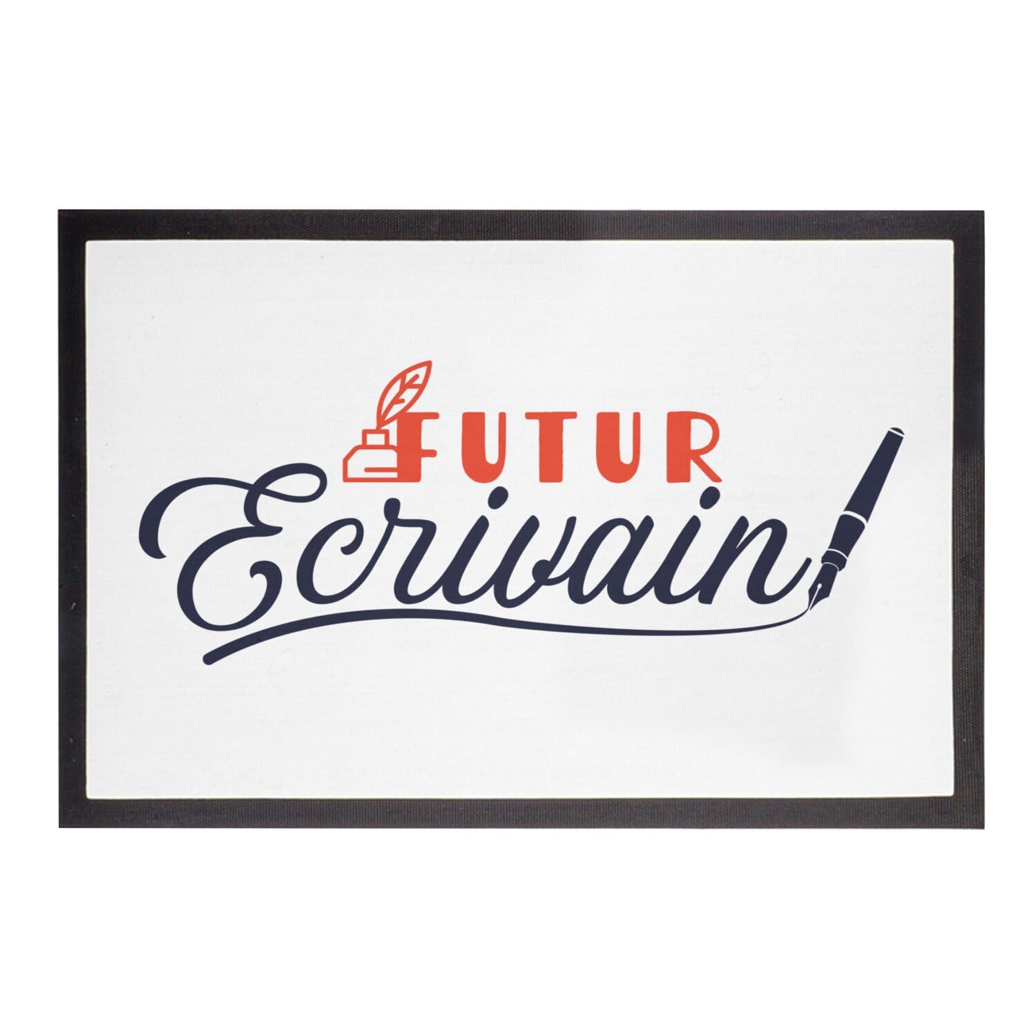 Paillasson Passion Livre Déco Bureau Ecrivain Tapis Entrée 60x40