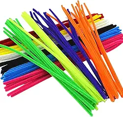 Paes & Almeida - Hastes de Chenille Coloridas 30cm - 25 Unidades - Limpador de Cachimbo