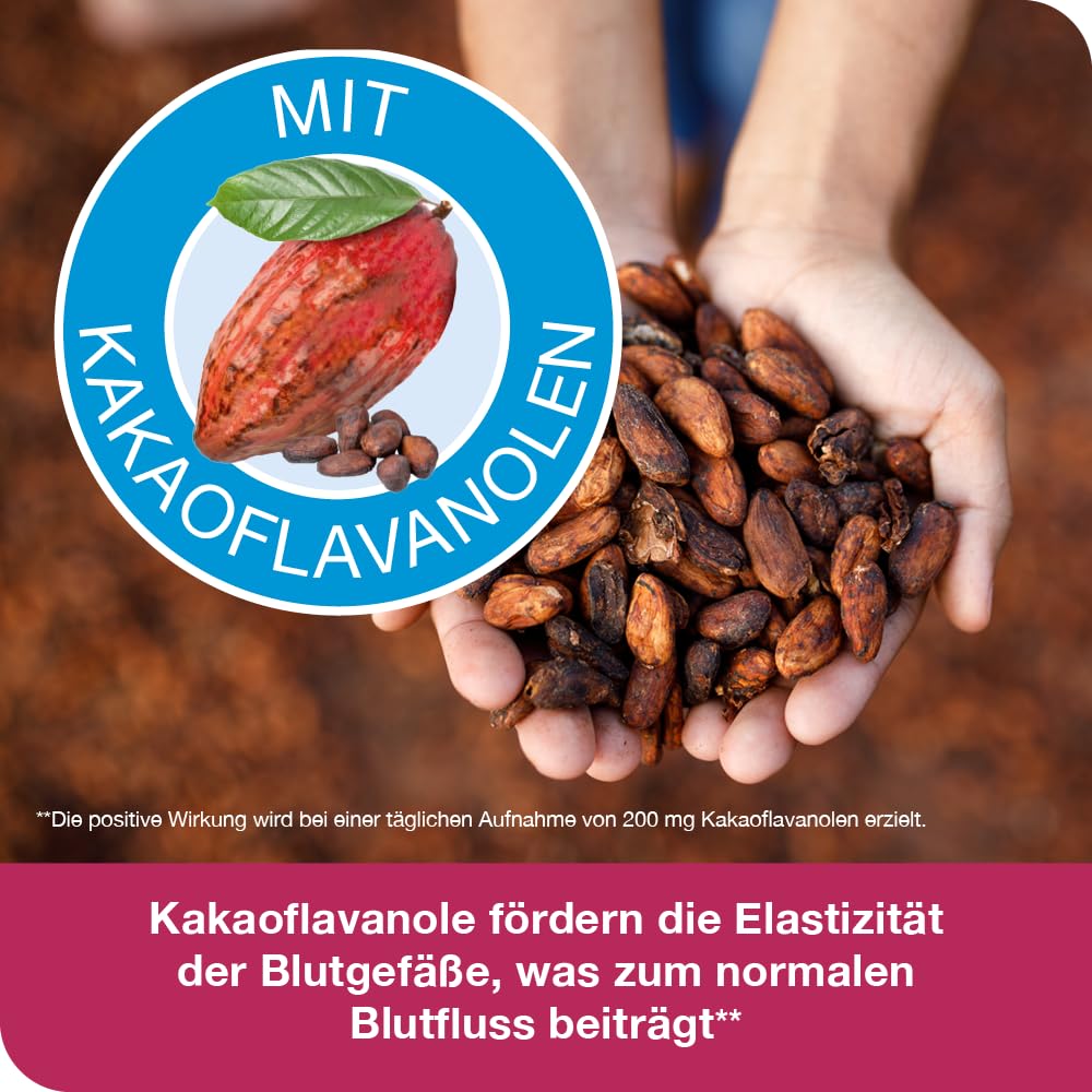 vasoLoges® concept - 120 Tabletten – mit Kakaoflavanolen zur Förderung der Elastizität der Blutgefäße und damit als Beitrag zum normalen Blutfluss*
