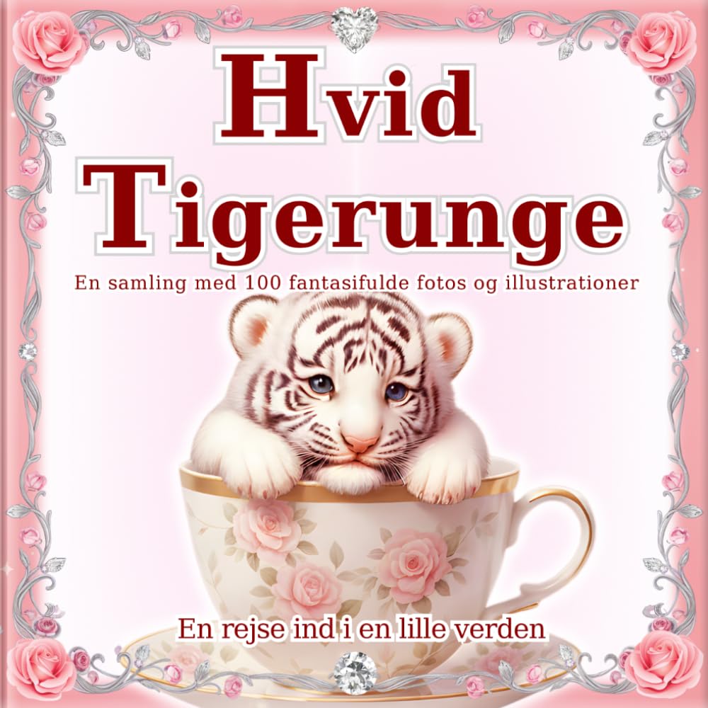 Hvid Tigerunge: En samling med 100 fantasifulde fotos og illustrationer: Den magiske verden af små tigerunger. En perfekt gave og coffee table book. (En rejse ind i en lille verden)