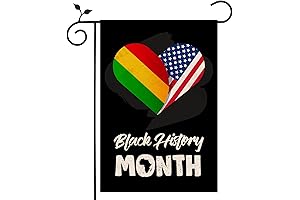 Nepnuser Black History Month Garden Flag - African American National Holiday Party...