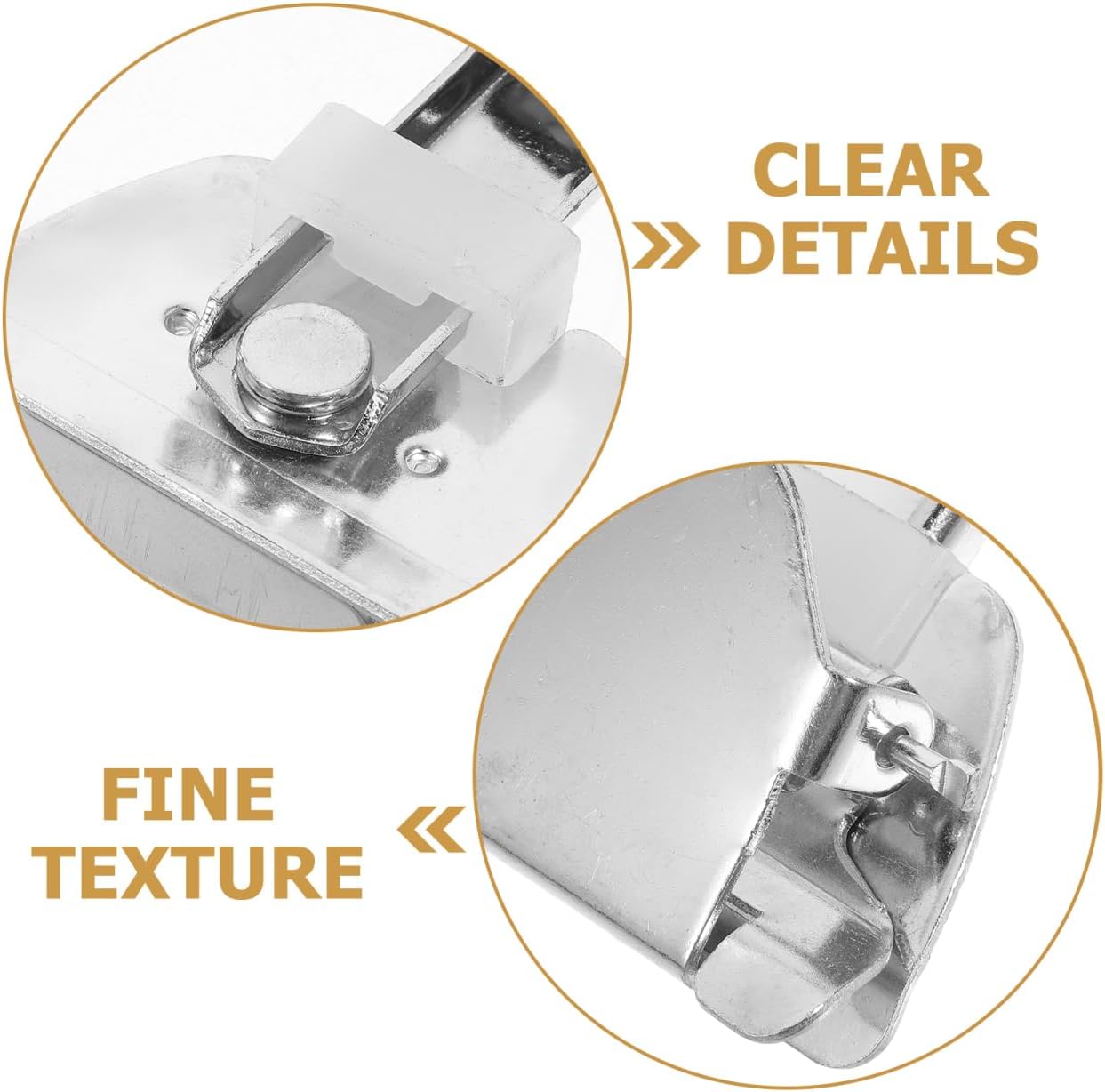 Mop Rod Clamp Replacement Metal Mop Bar Universal Chuck Adapter Rotating Pole Clip for Broom Heads Household and Commercial Cleaning 6.22 X 2.95 X 0.98 in
