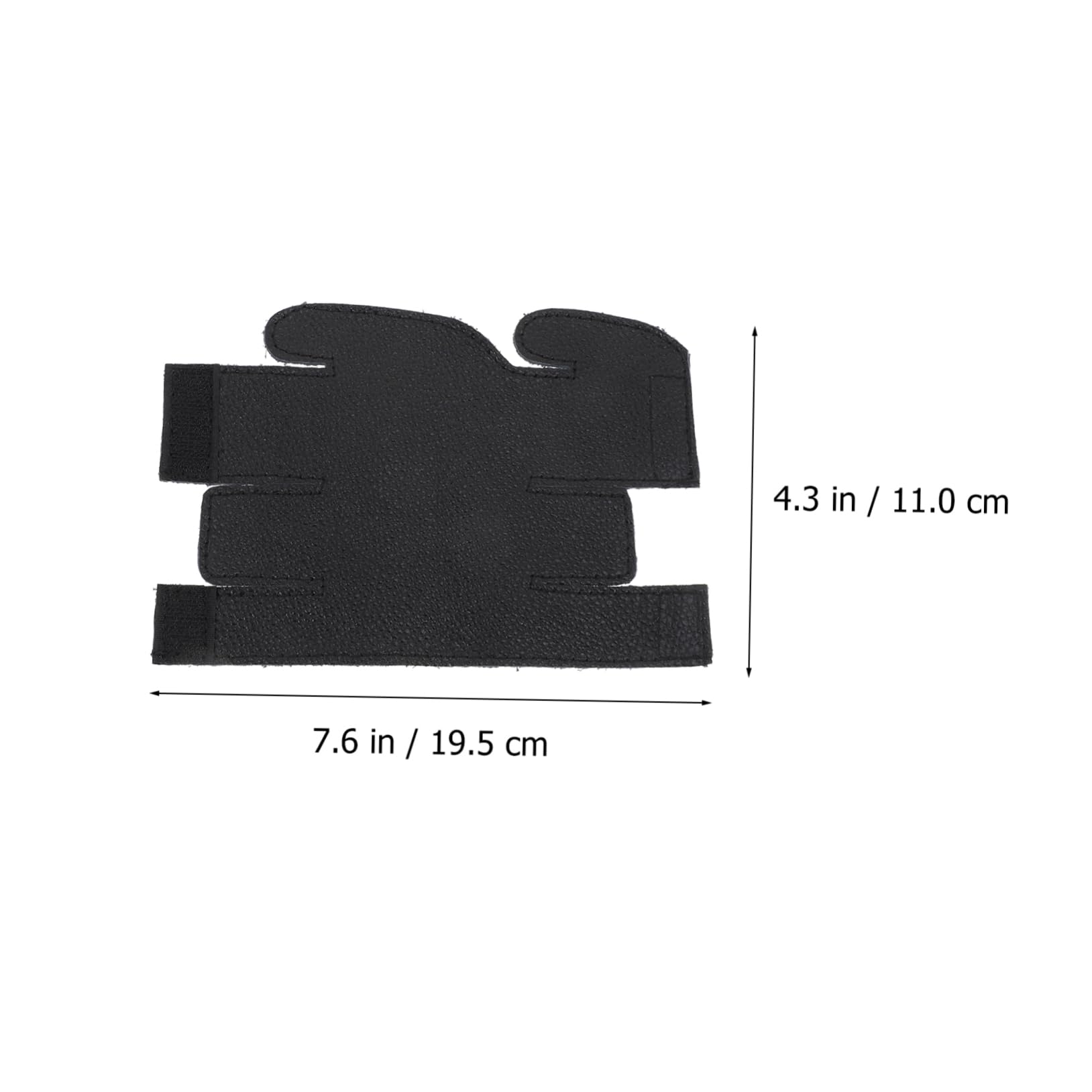 HEMOTON Genuine Leather Trumpet Guard Small Hand Pad for Trumpet Bell Cover Valve Protector