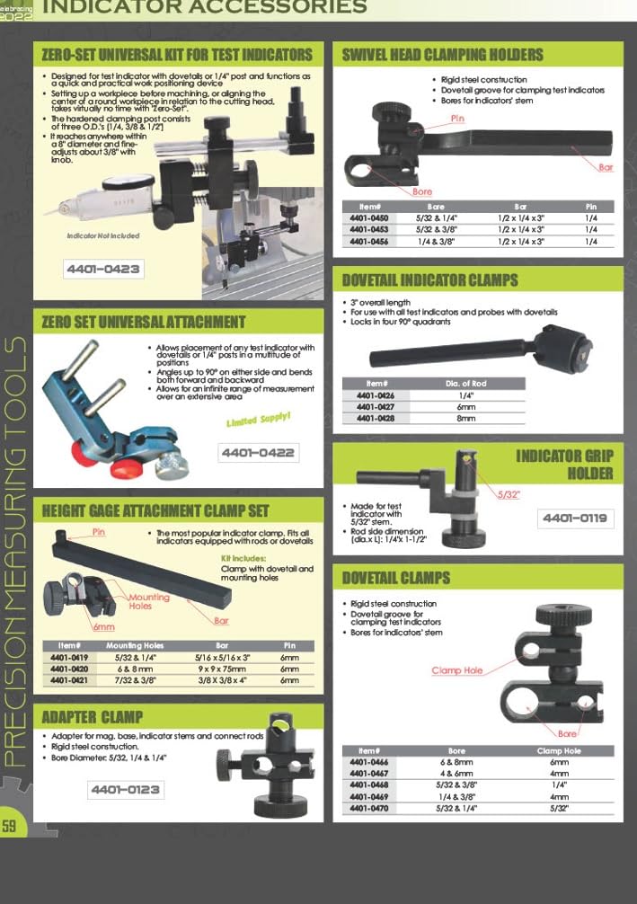 HHIP 4401-0115 Universal Arm for Indicator, 11" Length