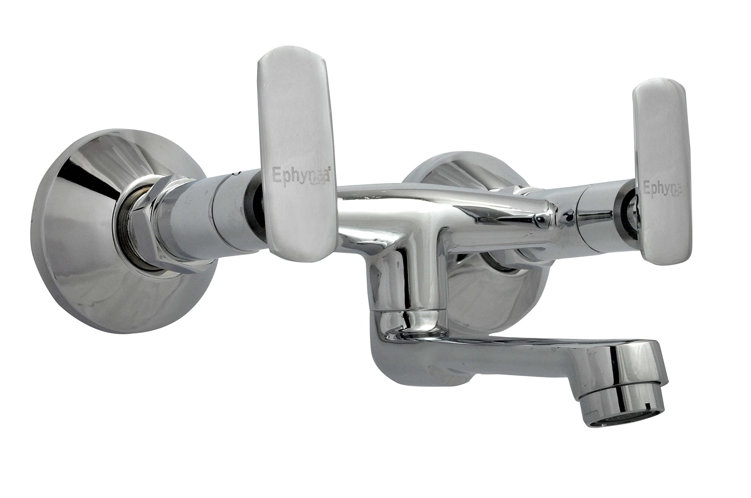 EPHYRA Apollo Brass, Wall Mixer Non Telephonic, Chrome Finish (E160015)