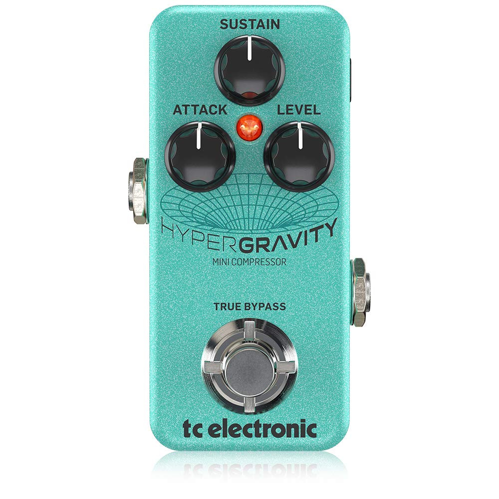 TC Electronic HYPERGRAVITY COMPRESSOR Exceptional Multiband Compression Pedal with Vintage Compressor Mode and Built-In TonePrints*