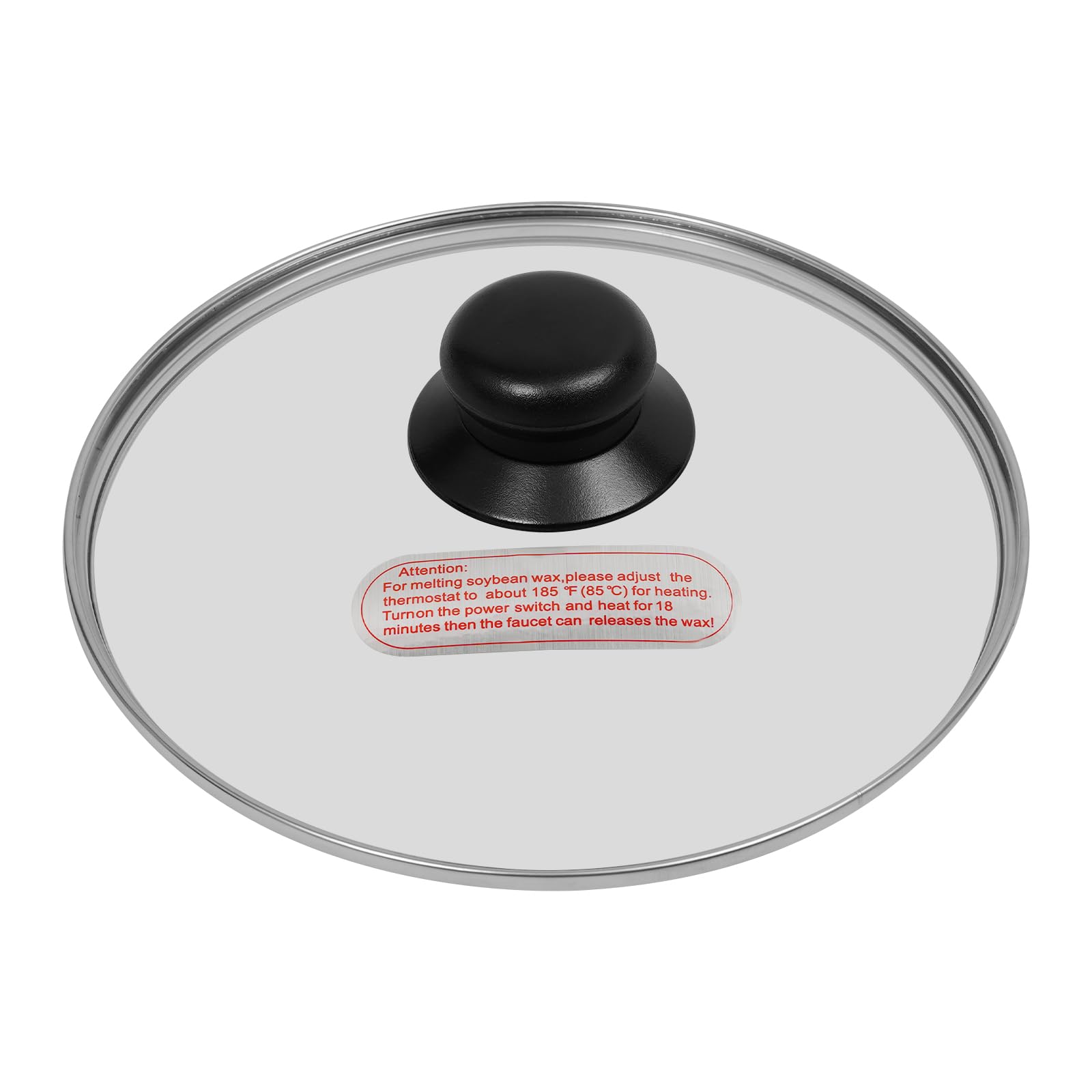 HUOMMGS Garnek do topienia wosku, 4 l, regulacja temperatury 50-100°C, zabezpieczenie przed przegrzaniem, stal nierdzewna, elektryczny garnek do topienia wosku, 600 W, zestaw do odlewania świec, z